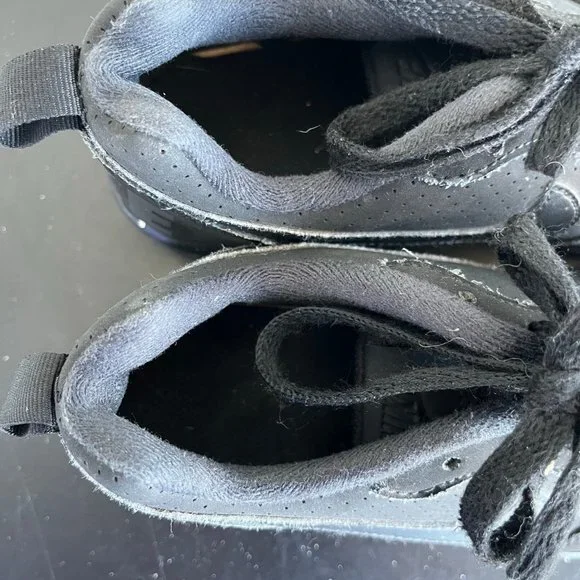 Nike Kids Court Borough Low 2 Grade School Black Shoes Sneakers Size 3.5 - Picture 9 of 12